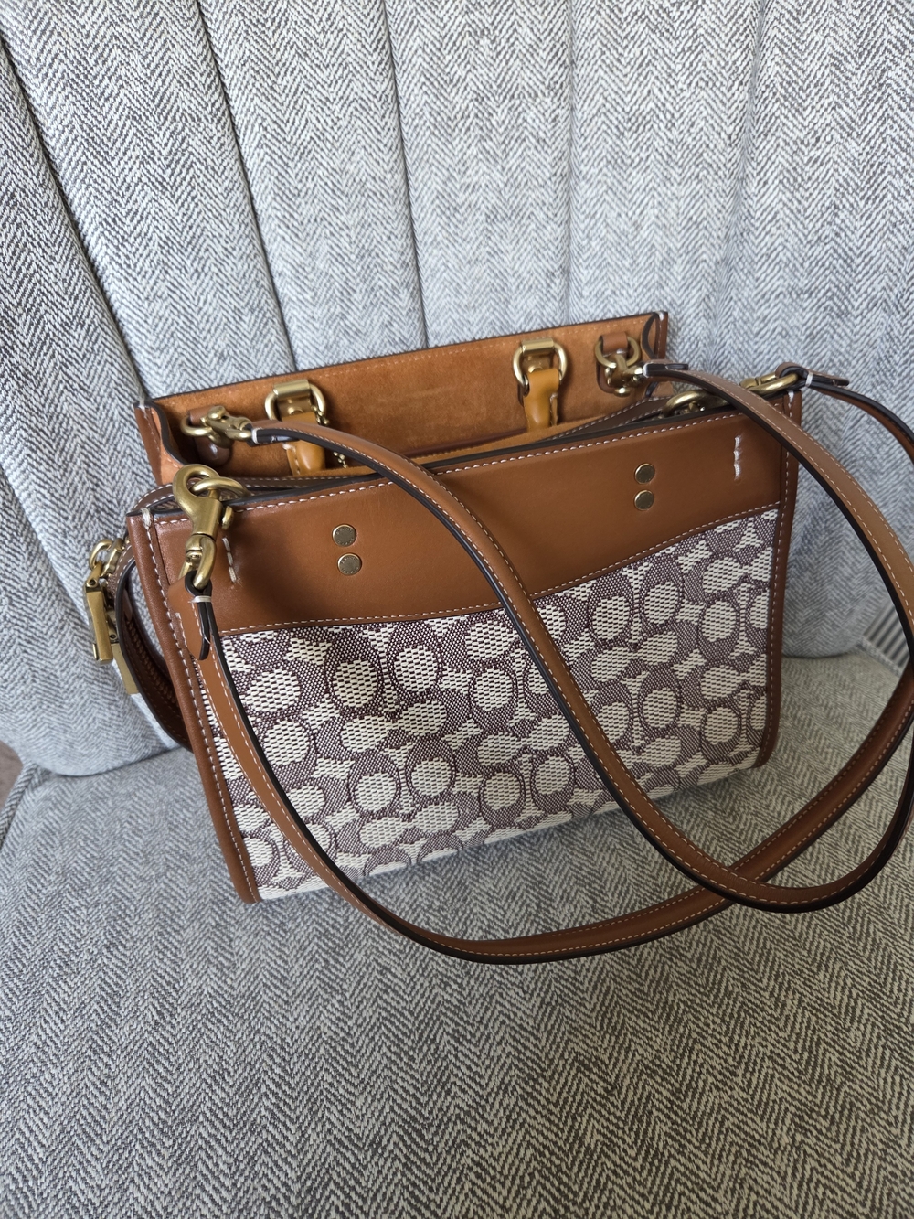 Coach Rogue 25 Signature Textile Jacquard C6444 - Picture 2 of 13